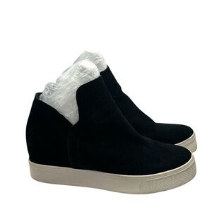 Steve Madden Black Suede High-Top Sneakers